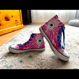 Tie dye high tops
